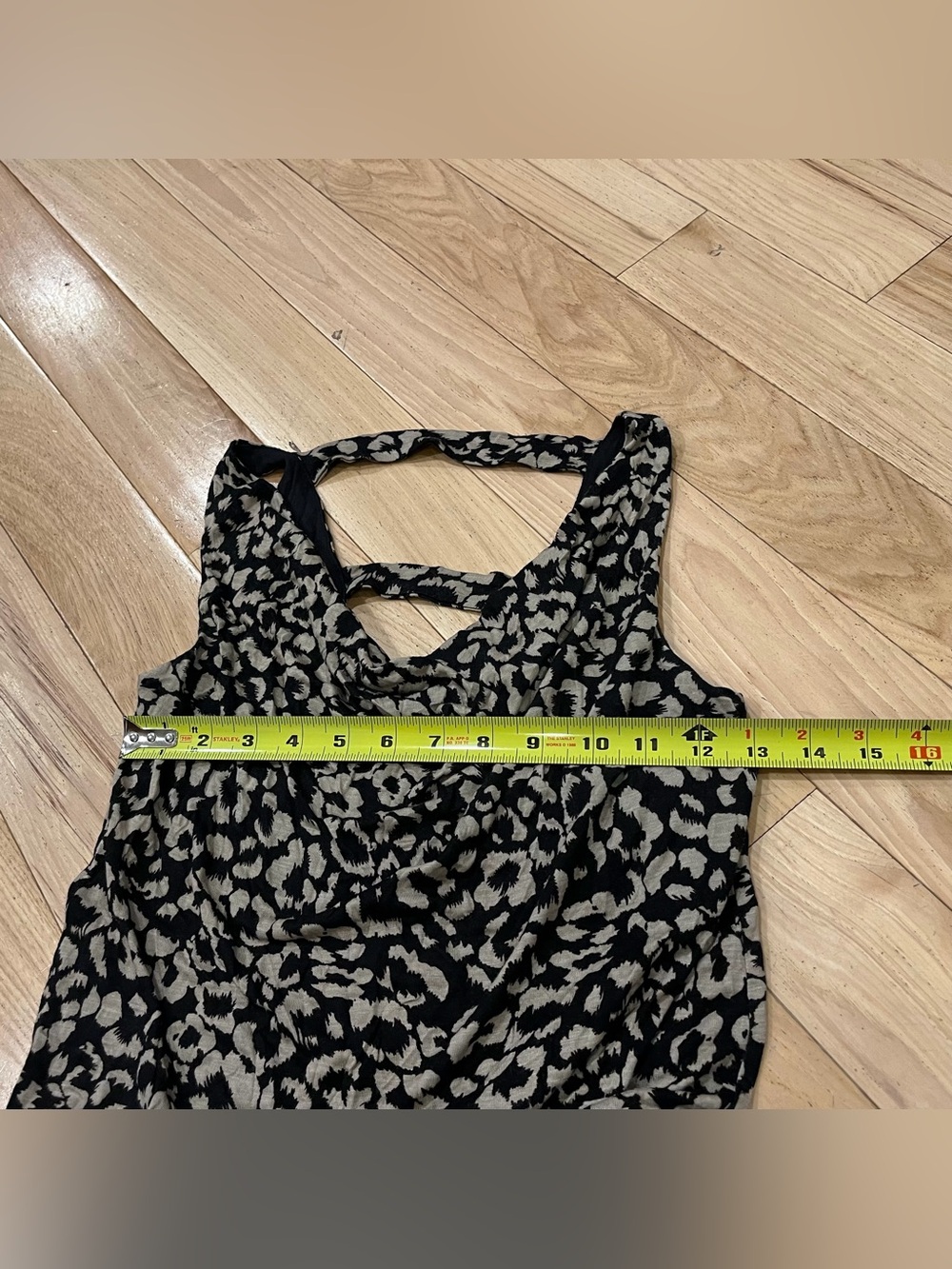 Aqua Brand Black and Beige Animal Print Sleeveless Mini Dress - Women’s Size XS - Picture 5 of 5